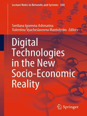 cover image of Digital Technologies in the New Socio-Economic Reality